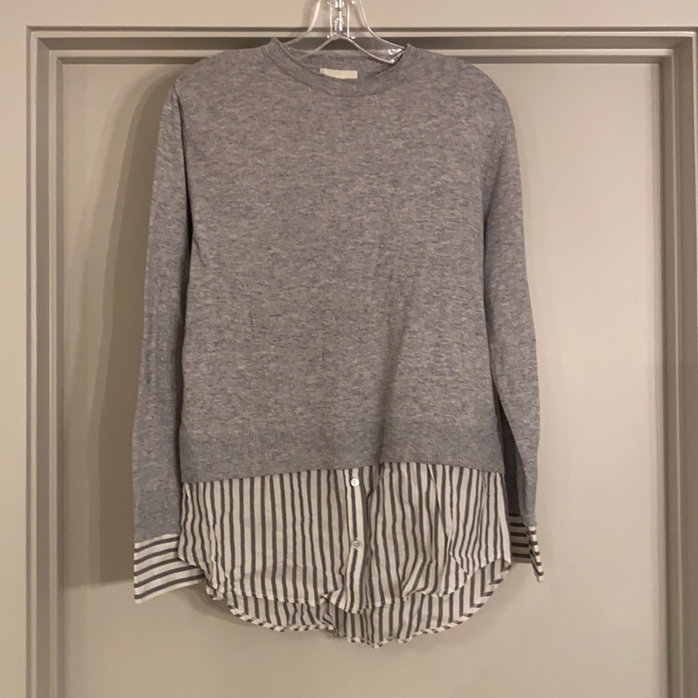 H&M tunic button down shirt and sweater - XS